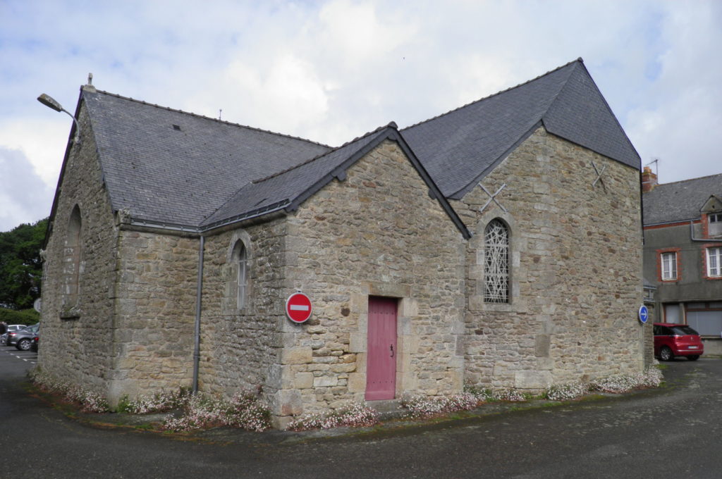 l'arrière de l'église