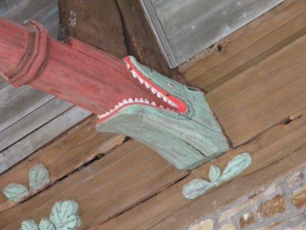 Ste Anne Engoulant peint